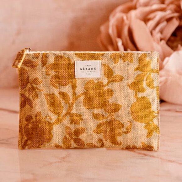 Sezane Jute Flat pouch New - Picture 1 of 3